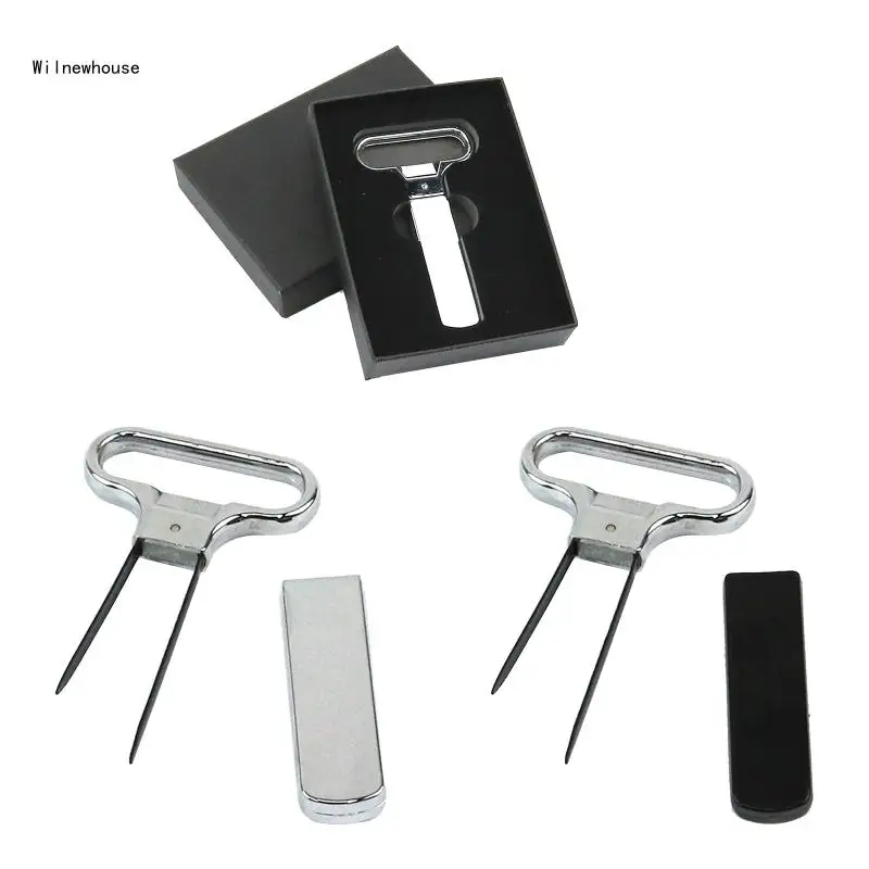 

Two Prong Wine Bottle Opener Corkscrew Remover Wine Bottle Opener for Home Dining Room Hotel Bar Cork Puller Damaged Dropship