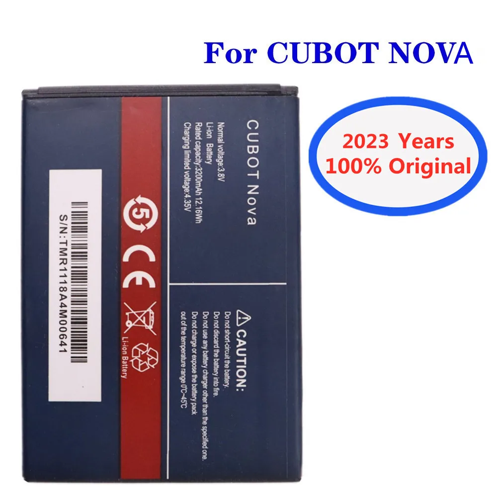 

2023 год, новинка, 100% оригинальный аккумулятор CUBOT 3200 мАч для смартфона CUBOT NOVA, аккумулятор для смартфона