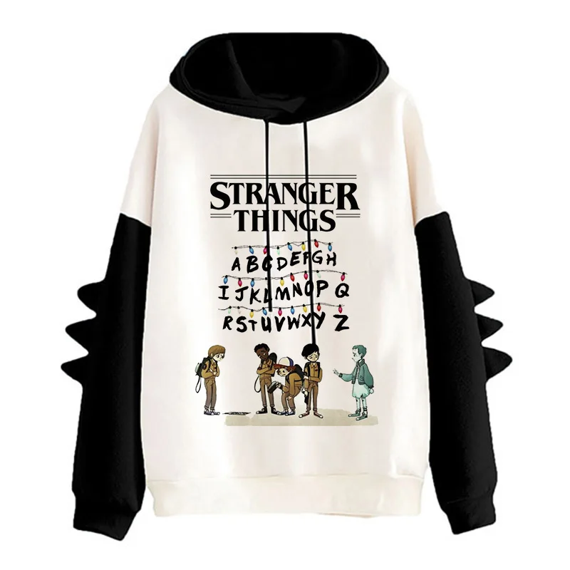 backwoods hoodie Oversize Hoodie Stranger Things Women Harajuku Eleven Sweatshirts Funny Korean Style Hooded Hoodies Kawaii Sweatshirt Y2k hoodie fashion Hoodies & Sweatshirts