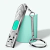 Mini Ultra Thin Nail Clipper Portable Stainless Steel Nail Toe Cutter Trimmer Scissor Carbon Steel Manicure Pedicure Nail Tools 1