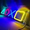 LED Neon XoXo Light Sign Game Icon LED Neon Lamp Wall Hanging Atmosphere Night Light for PS4 Game Room Bar Decoration 6