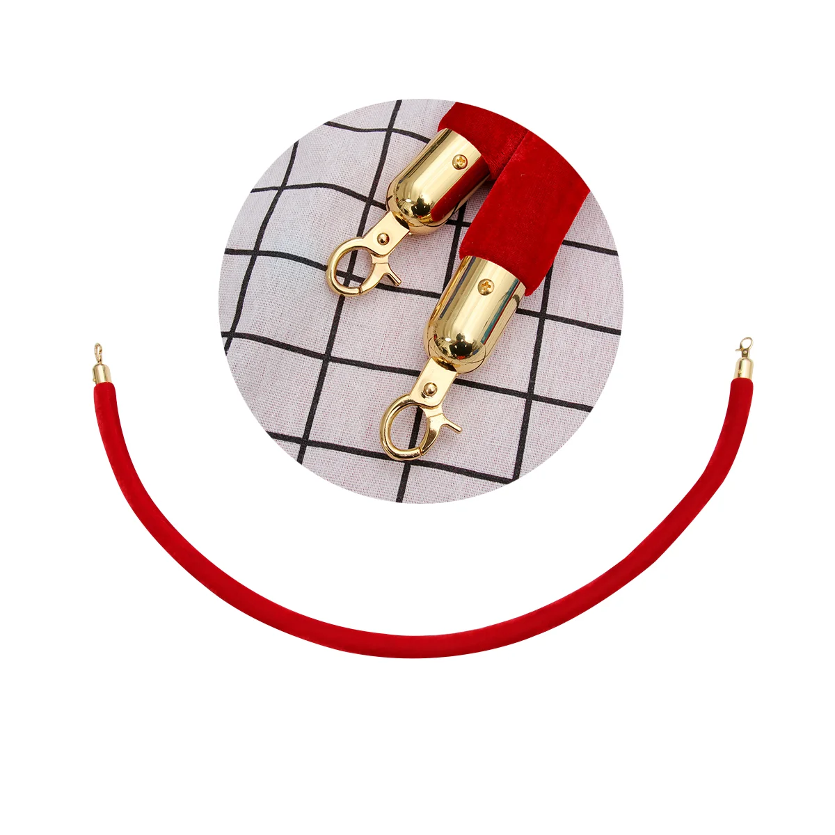 Rope Barrier Stanchion Red Crowd Control Queue Barriers And Poles