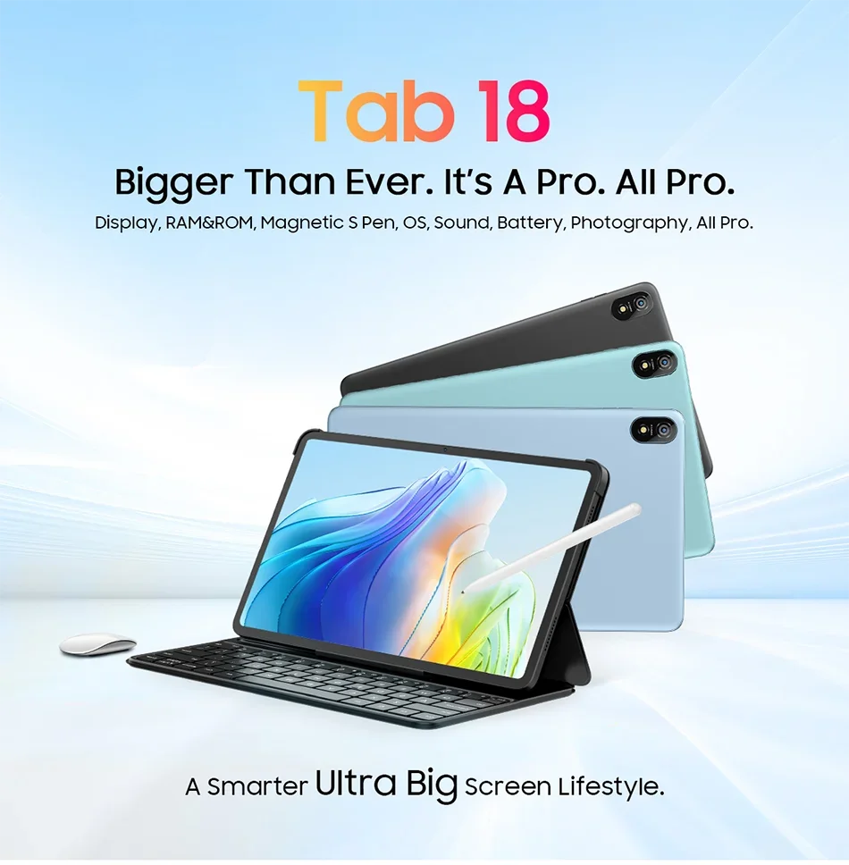 Blackview Tab 18 Tablet 12 inch 8GB/12GB 256GB 8800mAh Battery 