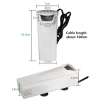 3W 200L/H น้ําตก Aquarium ปั๊มกรองเต่าถังปลาระดับน้ํากรองออกซิเจนปั๊มปลาเต่าสัตว์เลื้อยคลาน Supply 110-240V 4