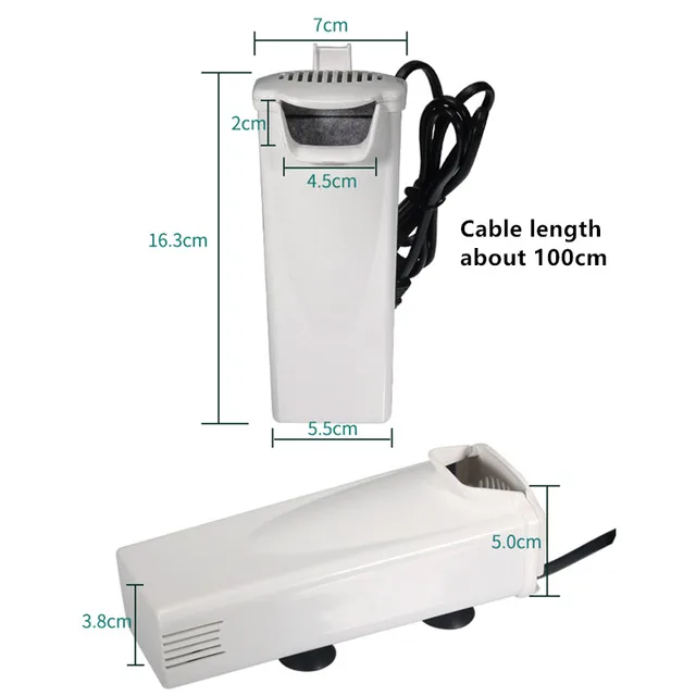 3W 200L/H น้ําตก Aquarium ปั๊มกรองเต่าถังปลาระดับน้ํากรองออกซิเจนปั๊มปลาเต่าสัตว์เลื้อยคลาน Supply 110-240V 4 3W 200L/H น้ําตก Aquarium ปั๊มกรองเต่าถังปลาระดับน้ํากรองออกซิเจนปั๊มปลาเต่าสัตว์เลื้อยคลาน Supply 110-240V 4