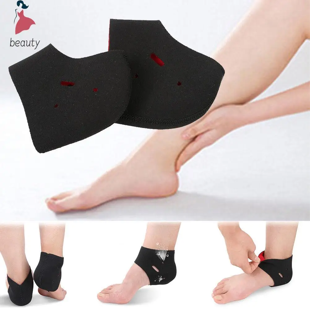 Plantar Fasciitis Therapy Wrap Heel Foot Pain Arch Support Ankle Brace Heel Warm Protector Insole Orthotic