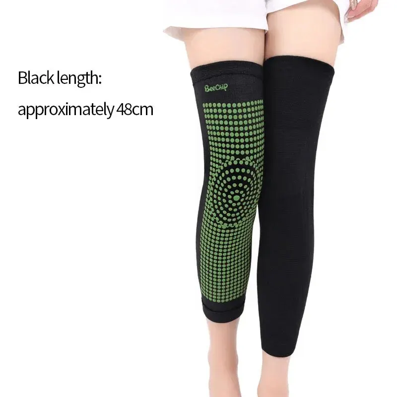 Self Heating Knee Brace Extended Wormwood Leggings Knee Pads Meniscus Pain Muscle Pain Relief Joint Warming