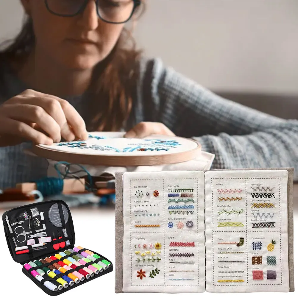 Comprehensive Embroidery Stitches Book for Sewing and Crafting