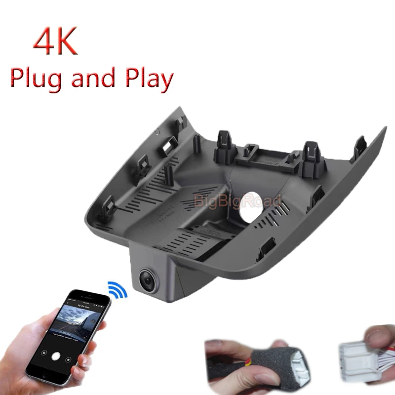 

4K Plug And Play For Geely LYNK&CO 06 Lingke 2022 2023 2024 Car Wifi DVR Video Recorder FHD 2160P Dash Camera Dashing Cam