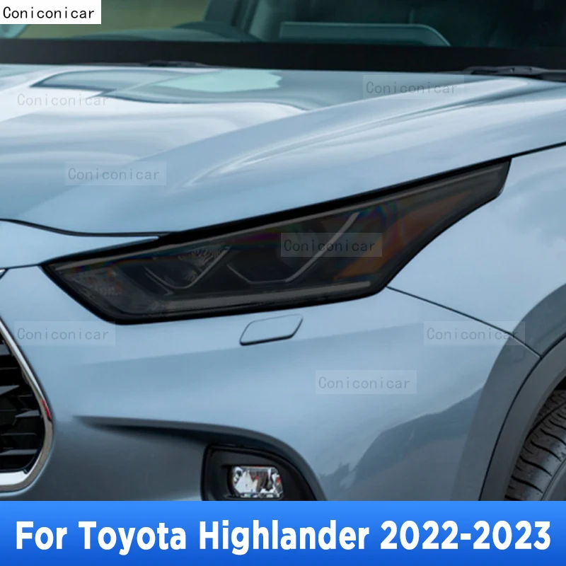 

For Toyota Highlander 2022 Car Exterior Headlight Anti-scratch TPU Protective Film Repair Cover Accessories Refit Sticker