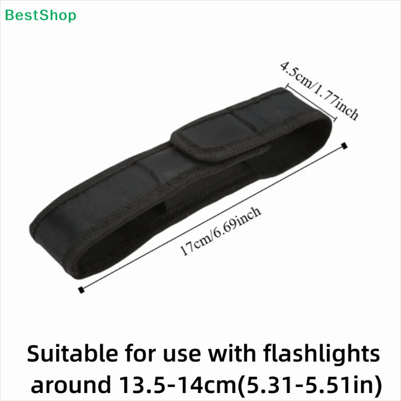  slider image of 〔Q〕17cm Nylon Flashlight Protective