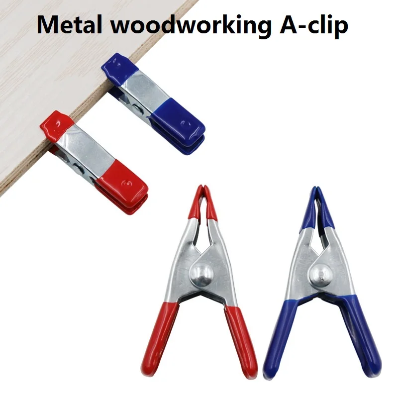

2 Inch Metal A-Shaped Spring Clip Multi-Purpose Woodworking Electrician Powerful Spring Clamps A Clip Hand Tools