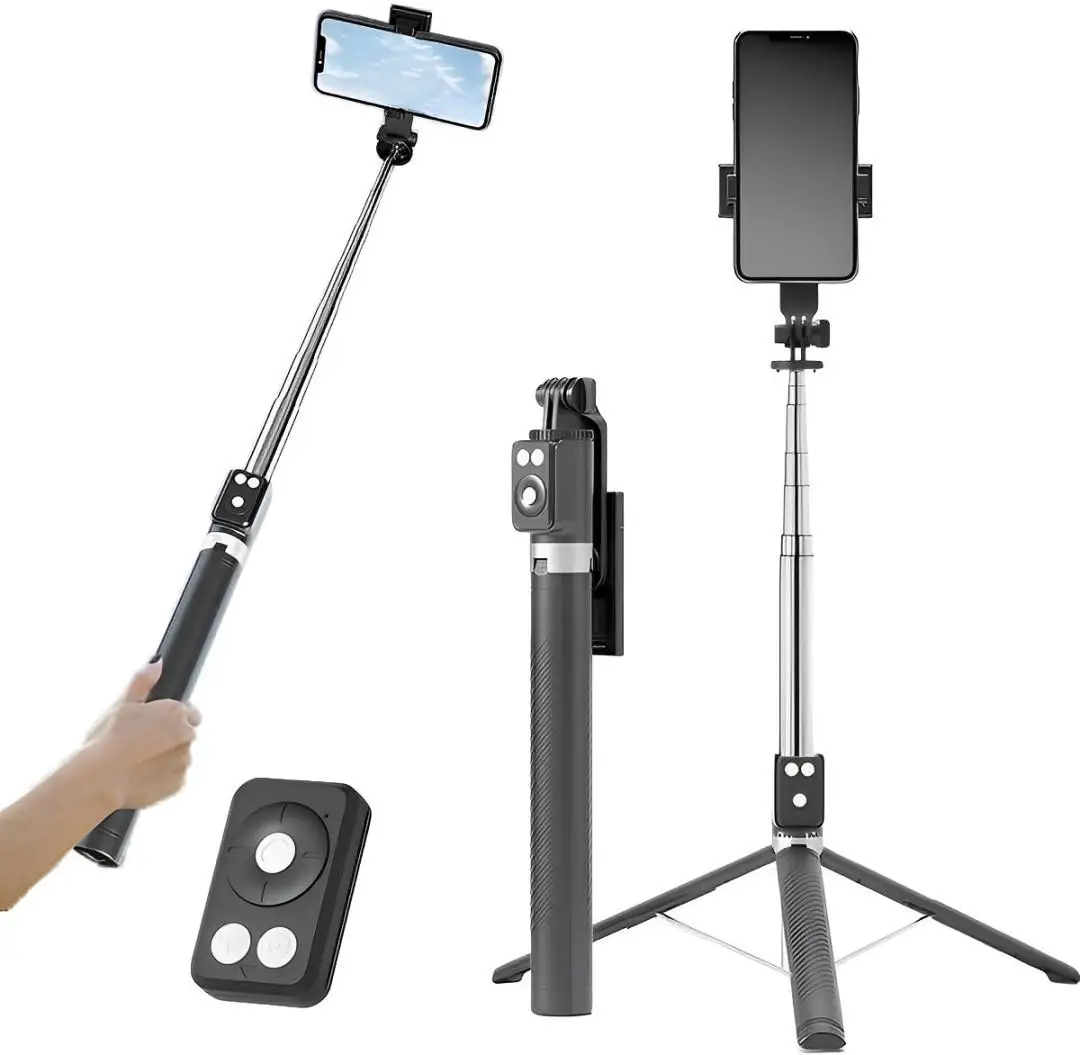 Customizable New Self portrait stick Bluetooth tripod selfie stick tripod,selfie stick,sports camera selfie stick,cell phone selfie stick,smartphone selfie stick,phone selfie tripod