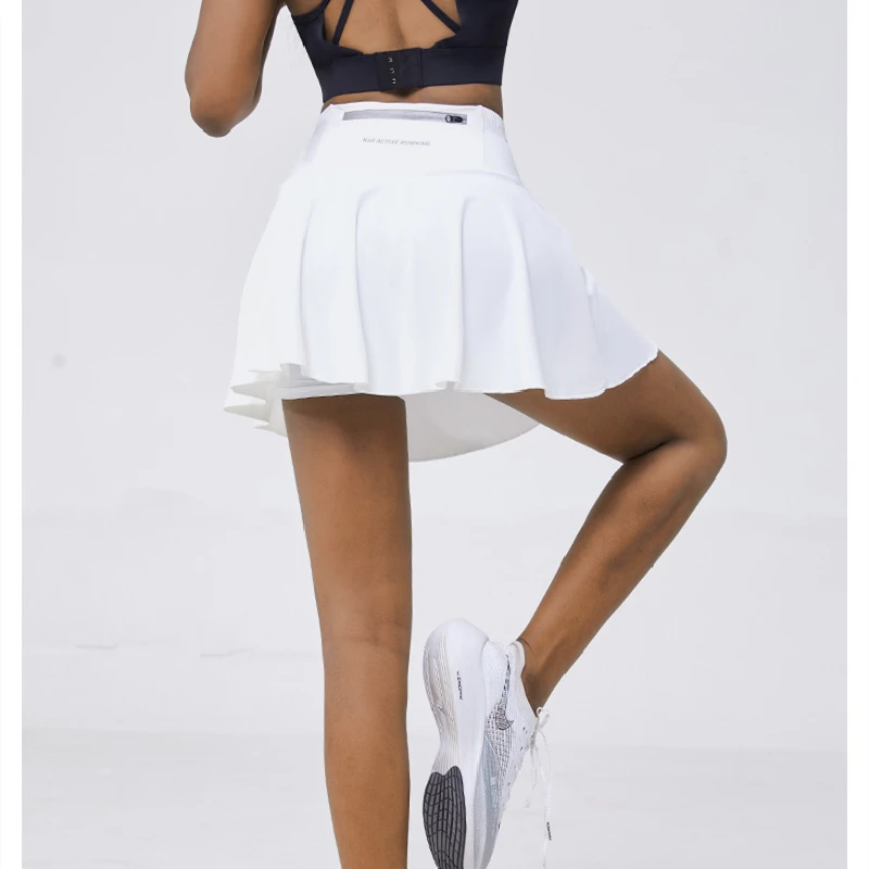 Women Pleated Skirts Sports Golf Tennis Skirt Gym Fitness Athletic Badminton Running Yoga Short Workout Skort
