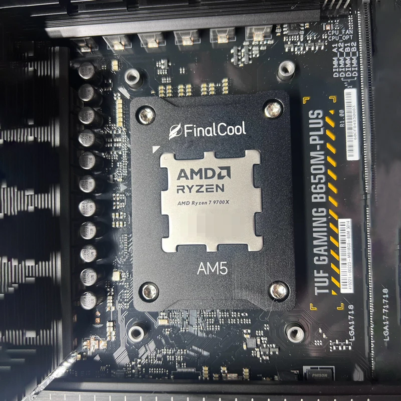 FinalCool HC-UKM5 AMD AM5 안전 프레임 마더보드 굽힘 방지 고정 버클 CNC 알루미늄 합금 낙하 방지 보호대