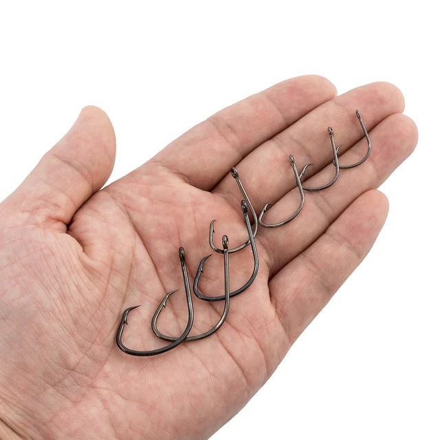 30pcs Sea Fishing Circle Hooks Saltwater Offset Trolling Hook High