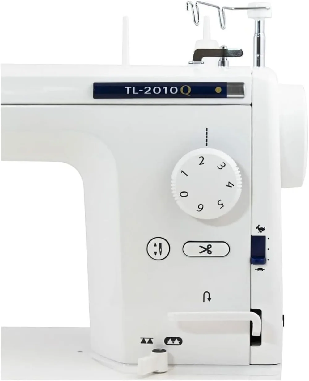 1-Needle Lockstitch Portable Sewing Machine with Automatic Thread Trimmer for Quilting Tailoring Apparel and Home Decor