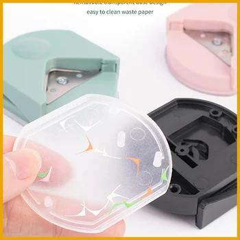 Taglierina per Angoli Arrotondati R4, Perforatore per Carta, Trimmer per Bordi Angolati, Punzone per Foto, Scrapbook, Ufficio, Fai-da-Te, Artigianato, Utensile Manuale Portatile