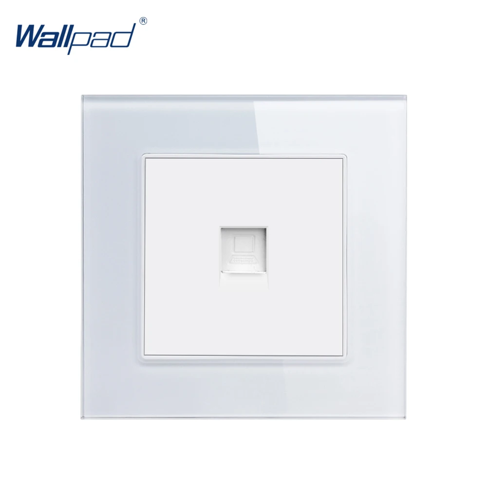 Enhanced Product Title: 
Premium CAT7 Dual Data Socket with Elegant Acrylic Glass Frame (White, Black, Gold)
