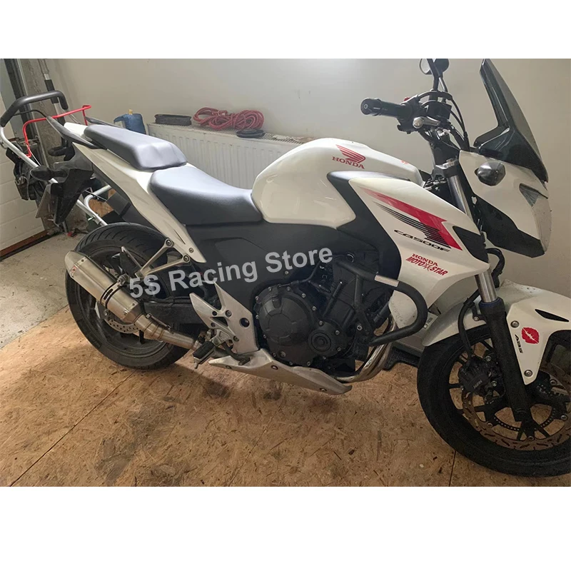 For CBR500 CBR500X CB500F 2013 2014 2015 2016 2017 2018 Motorcycle Exhaust System Escape Modified Muffler Middle Link Pipe 51mm - Image 2