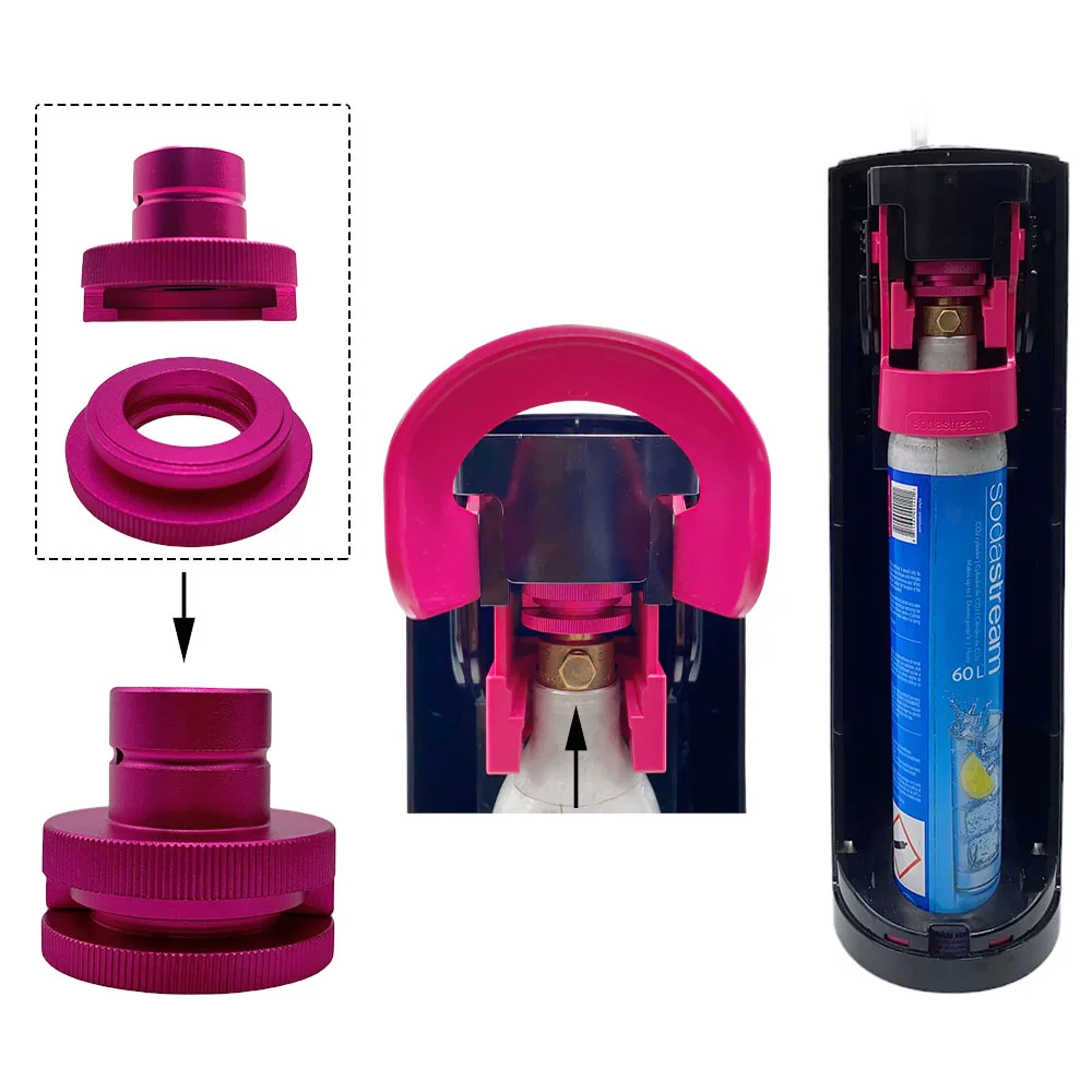 CO2 Convertor for Soda Machine with Quick Connect Adapter