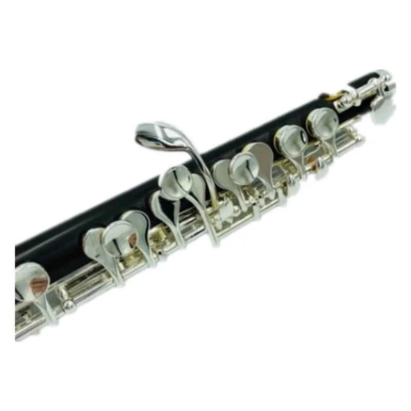 MeeLe A-01 Grenadilla Wood Body&Head Piccolo C Key Piccolo Silver Plated Keys