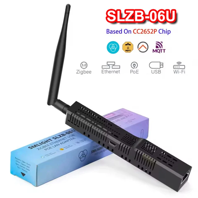 SMLIGHT SLZB-06U/M/P7/P10 Zigbee 3.0 to Ethernet USB WiFi Gateway Coordinator With PoE Works With Home Assistant ZHA Zigbee2MQTT