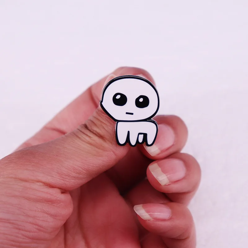 Tbh Creature Soft Button Pin Collar Brooch Cartoon Creative
