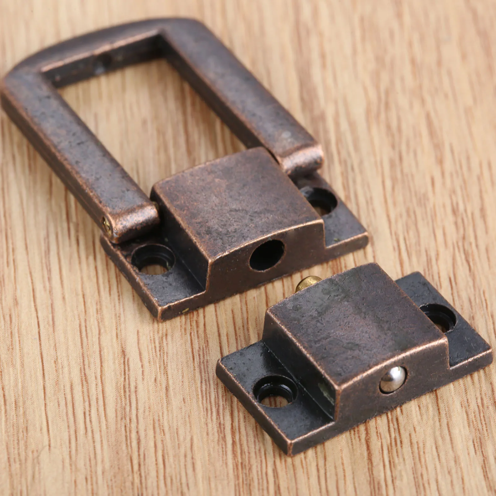Retro Jewelry Chest Gift Wine Wooden Box Case Toggle Latch Suitcase Hasp Lock Hardware 25*30mm 1pc