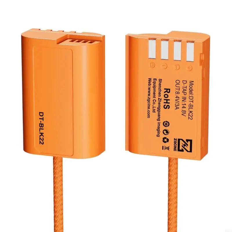 D Tap To DMW-BLK22 Battery Converter For S55K S5M2 GH7 GH6 GH5M Ensures Uninterrupted Video Recording