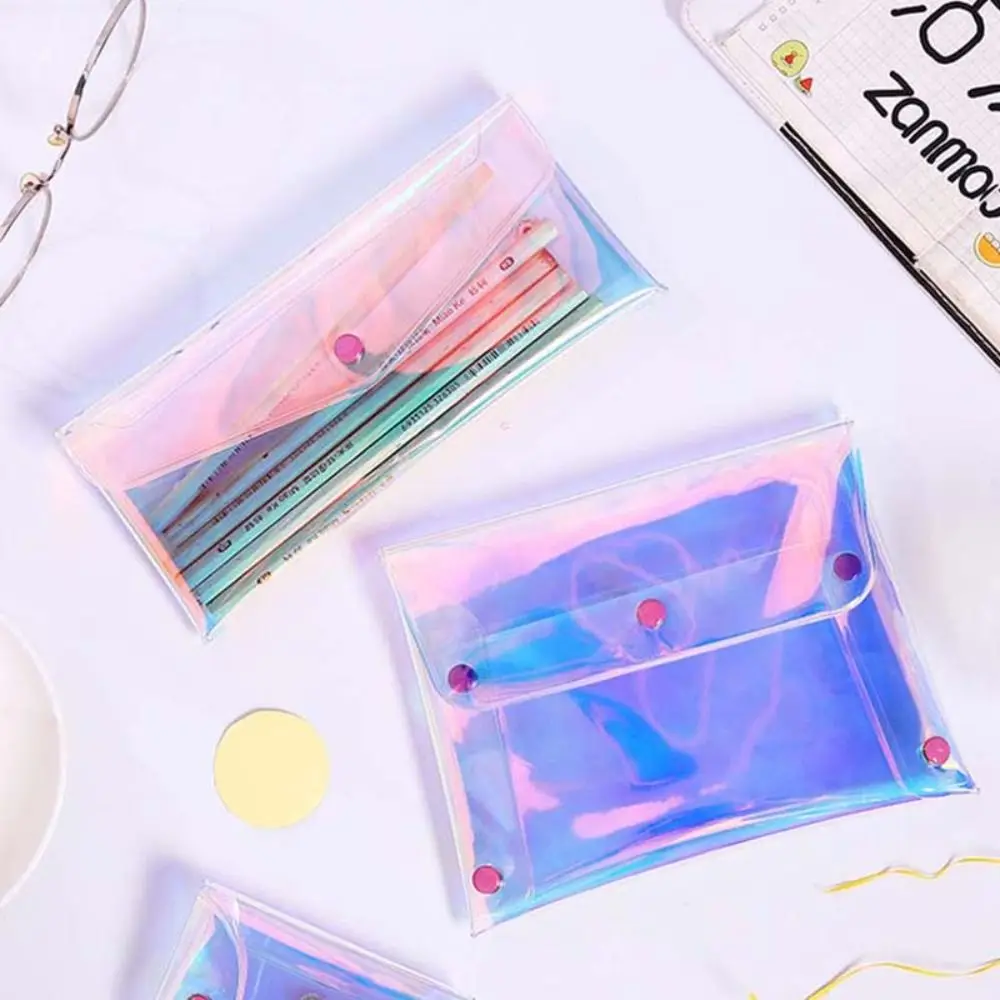 High Quality Transparent Pocket Wallet Multifunctional Waterproof Cosmetic Bag PVC Storage Bag Men&Women