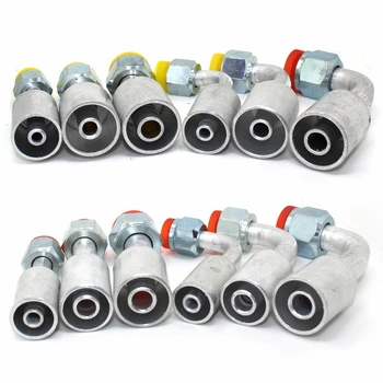 1pcs Automotive air conditioning general pipe aluminum joints,aluminum fitting R12 3/8 1/2 5/8,Air conditioning aluminum joint