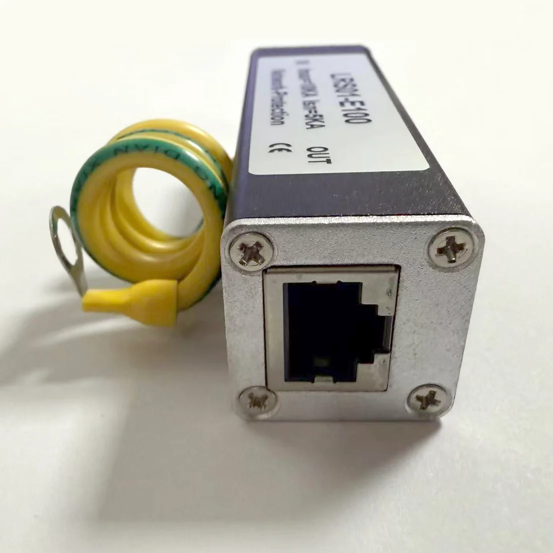 Single channel network lightning arrester LRS01-E100 Ethernet network signal lightning arrester surge lightning arrester 4