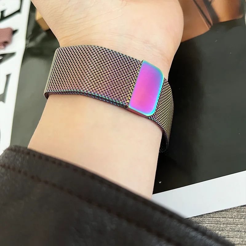 Elegant Stainless Steel Milanese Strap - Metal Magnetic Bracelet