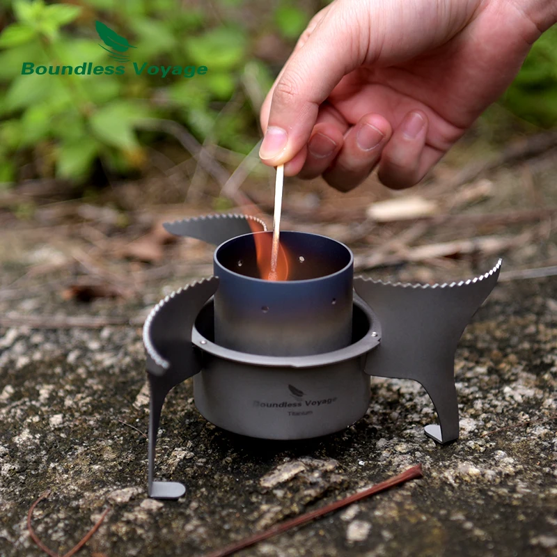 Mini brûleur à alcool - Brûleur à fondue portable efficace en acier  inoxydable avec poignée anti-brûlure