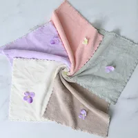 25x25cm 4 pieces ultra-fine fiber household cleaning face high-quality cartoon mixed with children's towels towel scarf 3