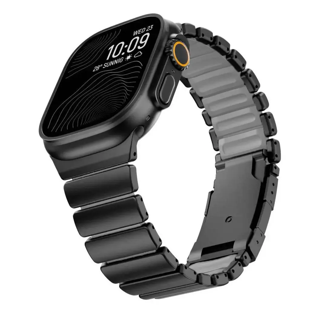 Luxury Titanium Silicone Watch Strap Bracelet