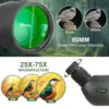 25-75x80 Telescope Spotting Scope Large Field Powerful Zoom Monocular With Phone Adapter Tripod For Bird Watching Camping 2