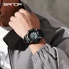 SANDA 326 Men's Electronic Watch Digital Movement Luminous Led Display Dial Outdoor Sports Waterproof Wristwatch for Male 4