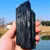 Natural Beautiful Black Tourmaline Quartz Specimen Crystal  Home Demagnetization Decoration Energy  Gem 5