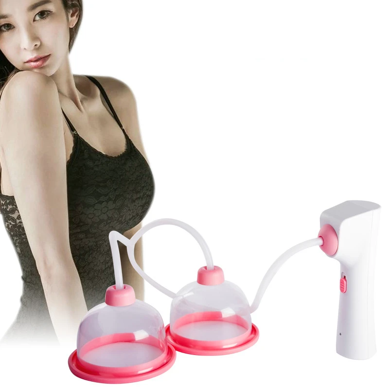 Professional Breast Enlargement Massage Machine Electric Beauty Breast Enhancer 2 Sizes Vacuum Chest Pump Design Suction Cup