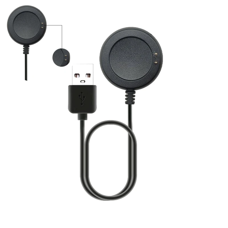 

Оригинальный зарядный кабель 4 мм для смарт-часов X8 Max T100 USB 2 Pin зарядное устройство для часов зарядное устройство