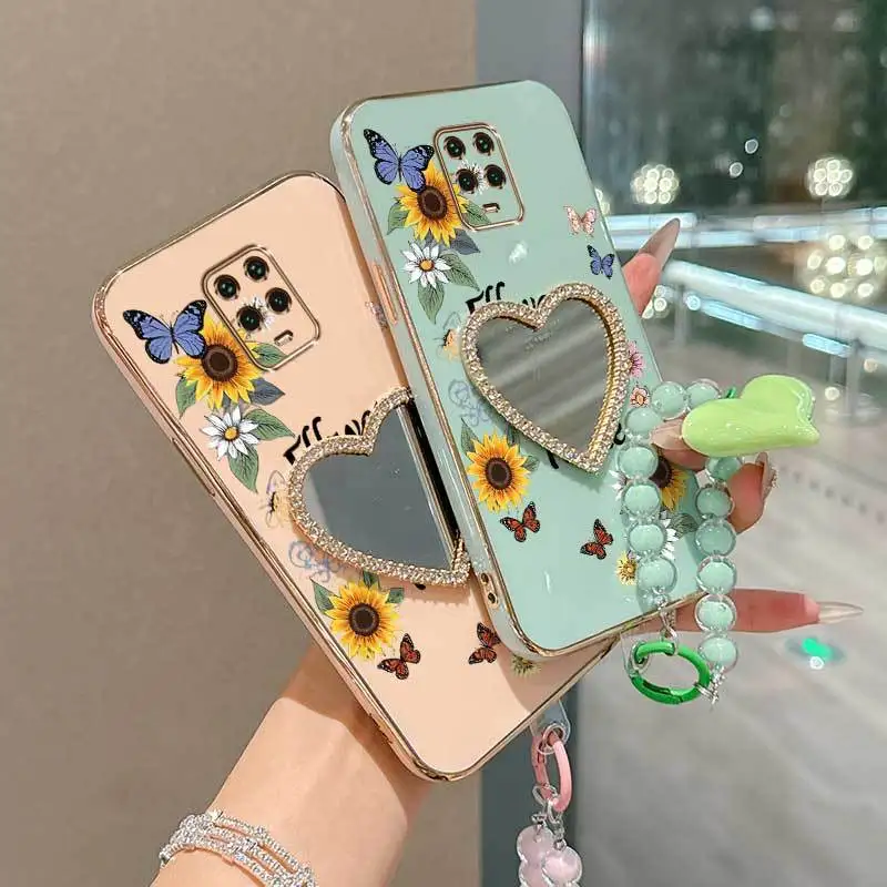 Butterfly Fluttering Phone Case Set with Lanyard and Stand - 3 Piece Bundle