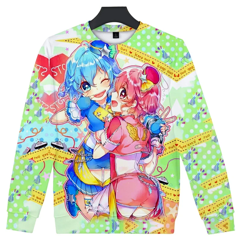 

3D Printed Idol Time Pripara Anime Pullovers Kawaii Girls Graphic Sweatshirts Harajuku Fashion Y2k Boy Long Sleeve Men Tracksuit