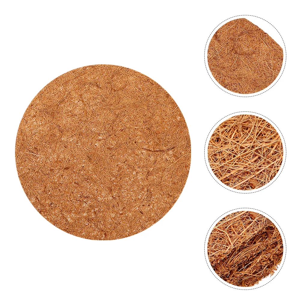 10 Pcs Birdcage Mat Pigeon Breeding Eggs Pads Mats Thicken Nest Natural Nesting Parrot Round Brown Cushion bird cage accessories,bird nest,bird egg nest