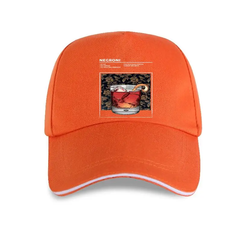 

new cap hat Mixed Drink Cocktail Negroni Liquor Happy Hour Bartender Summer Cotton Baseball Cap Men's 2021 S-3XL