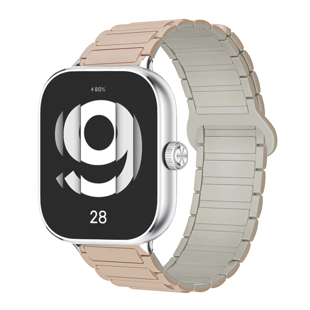 Magnetic Silicone Bracelet Strap - Replaceable Watchband Accessory