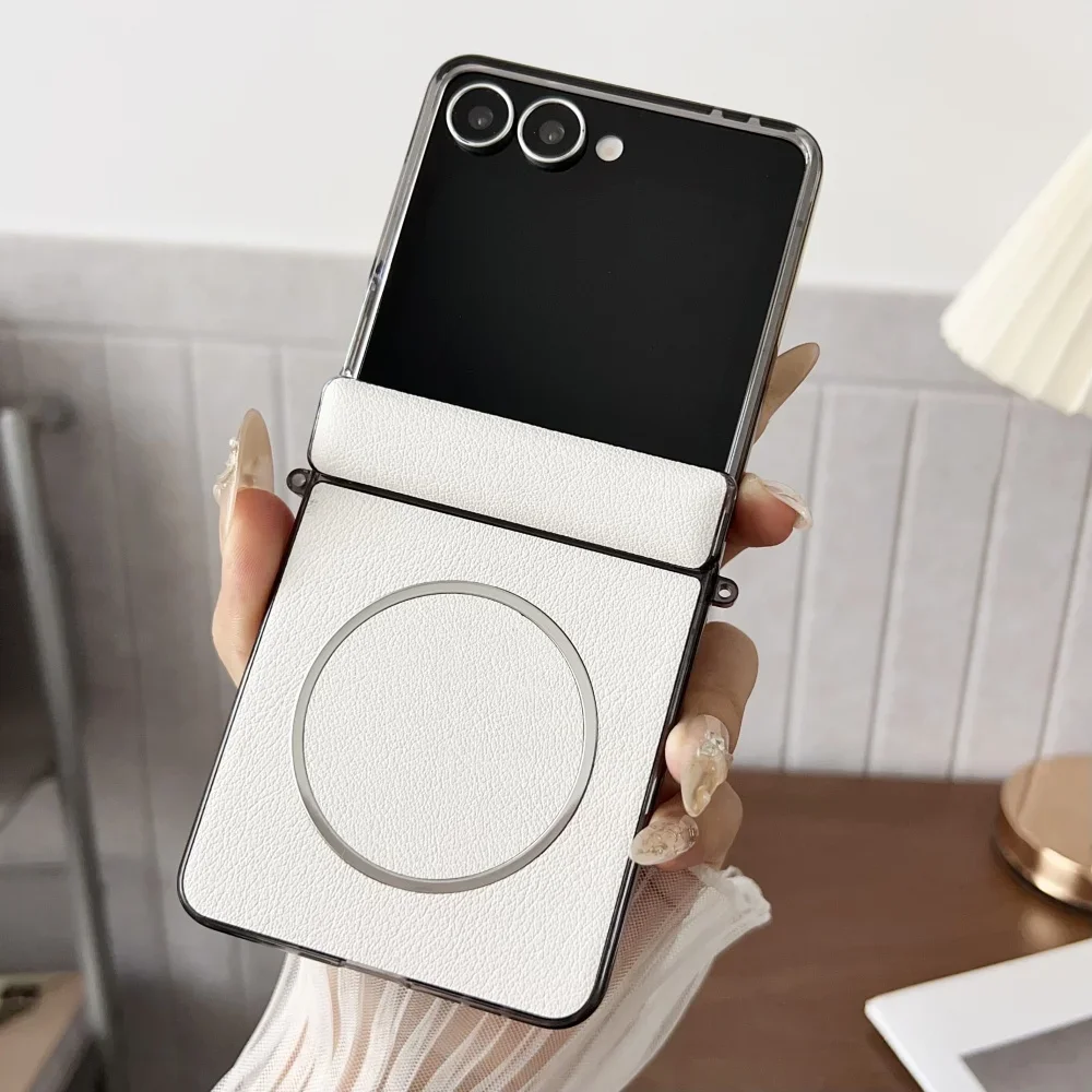 Luxury PU Leather Magnetic Phone Case - Shockproof Full-Protection Cover
