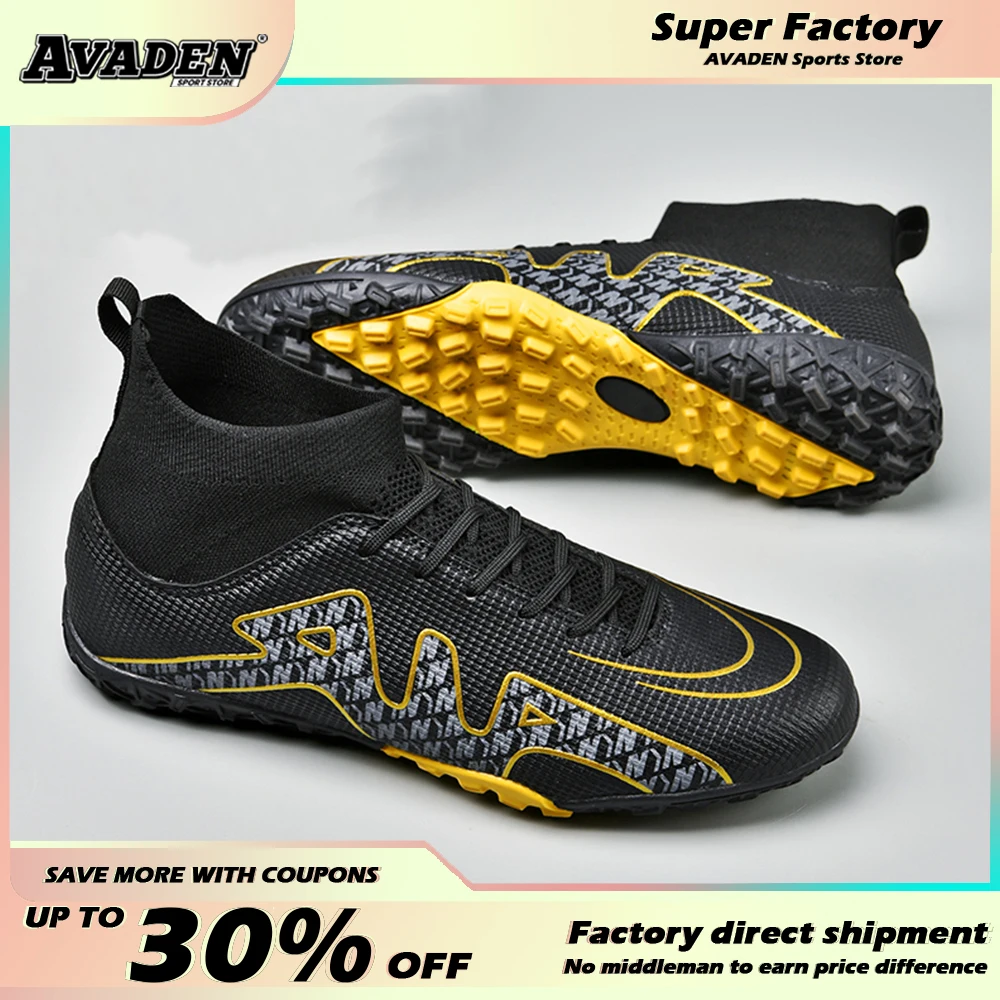 

Five-a-side Soccer Shoes Professional Original Society Boot Soccer Cleats For men Children's Shoes Field Boot Football Sneakers