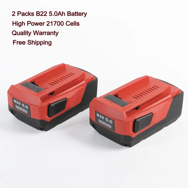 2 nouvelles batteries haute capacité compatibles avec les outils